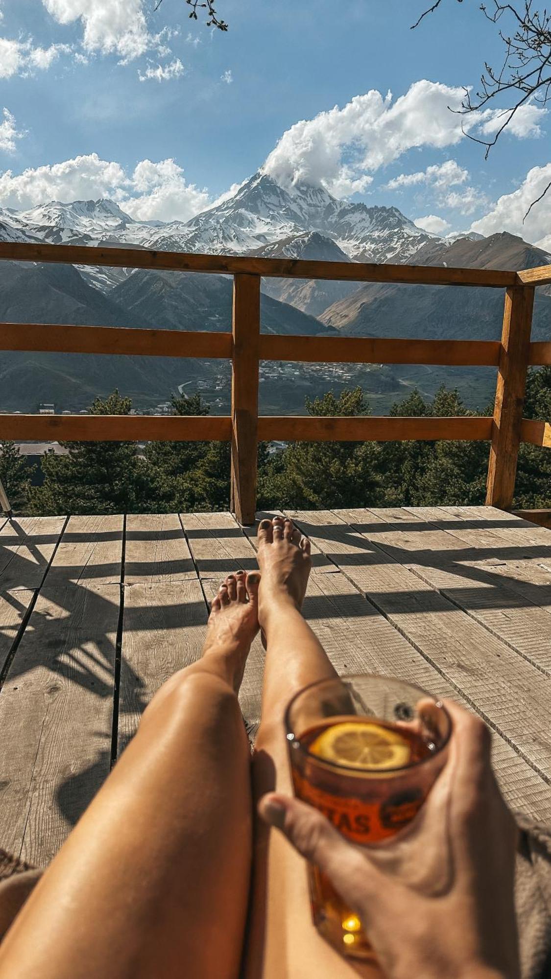 Hotel Elia Glamping à Kazbegi Extérieur photo